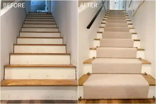 Beautifying a staircase