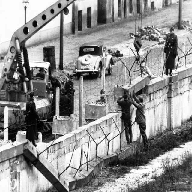 Construction of the Berlin Wall