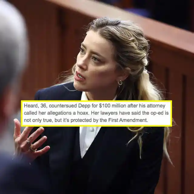 Amber Heard Countered Immediately