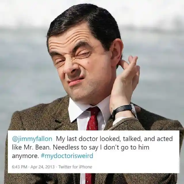 Mr. Bean’s missing twin is a doctor!