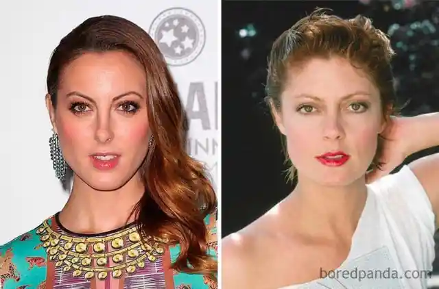 Eva Amurri Martino and Susan Sarandon in their 30s