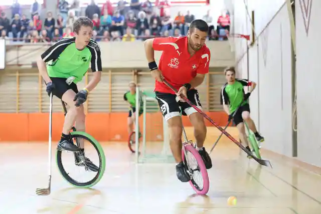 Unicycle Hockey