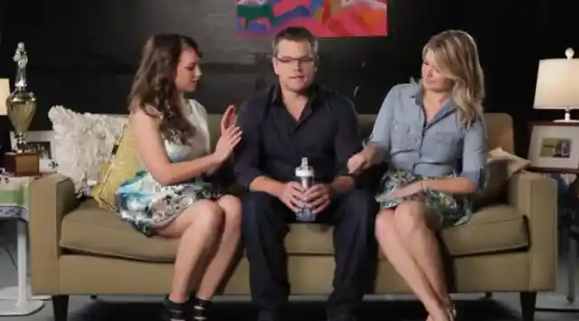 Interviewing Matt Damon