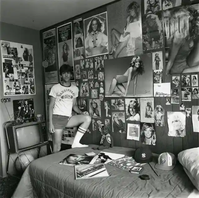 "David in his room, 1981" (Photo By Linda Brooks)