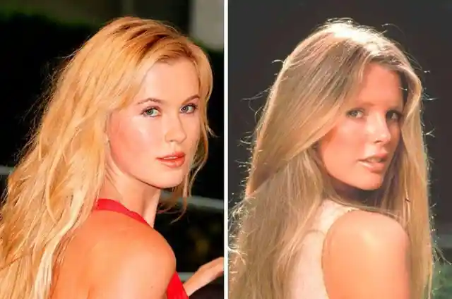 Ireland Baldwin and Kim Basinger in their 20s