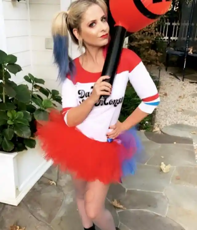 Sarah Michelle Gellar as Harley Quinn