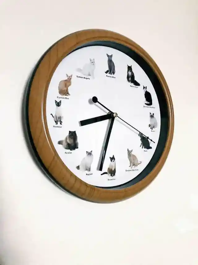 Kitty Wall Clock