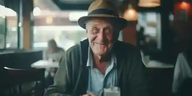 I Gave a Free Dinner to a Broke Old Man – the Next Morning, Something on My Door Made My Heart Stop