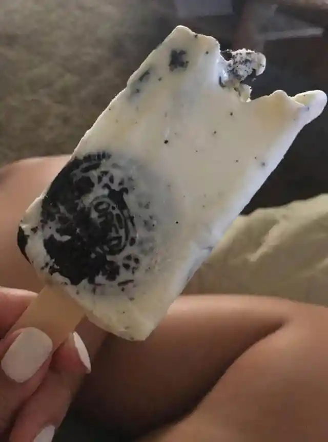 “Cookie” and Cream Ice Cream