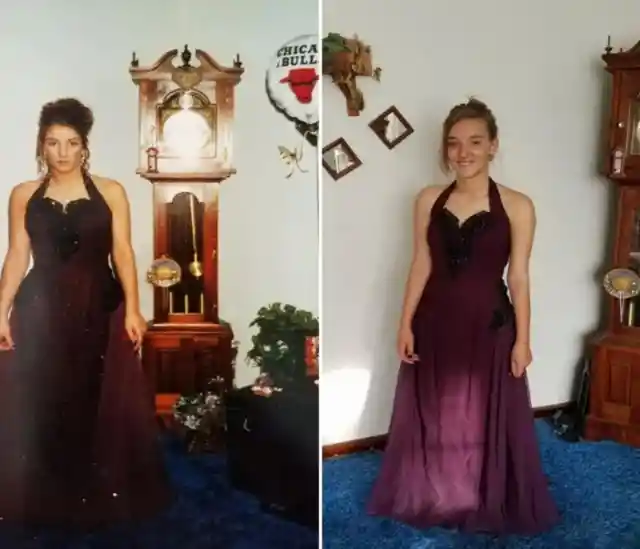 41 Teens Looking Gorgeous in Their Mother’s Prom Gowns