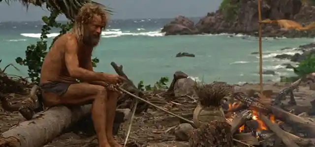 Tom Hanks As A Castaway