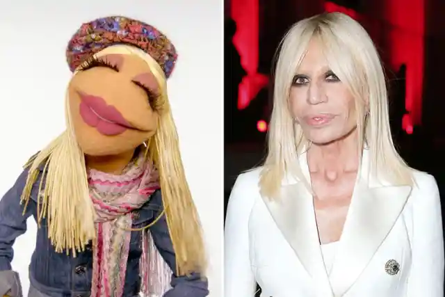 Donatella Versace + Janice the Muppet