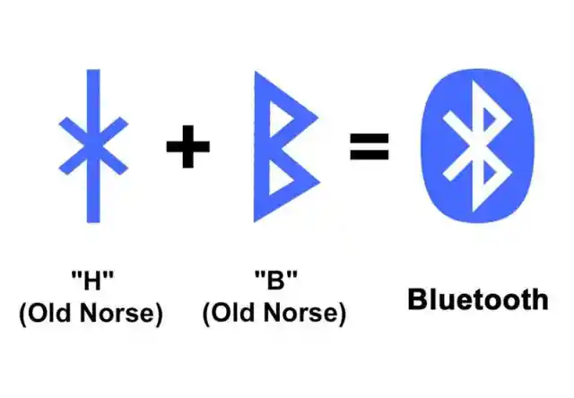 The Bluetooth symbol