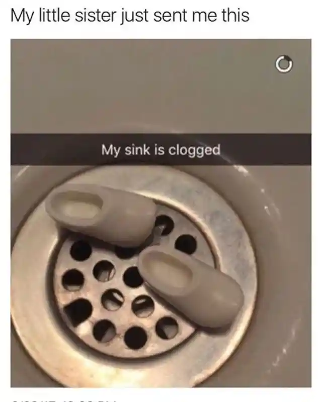 Clogged Sink