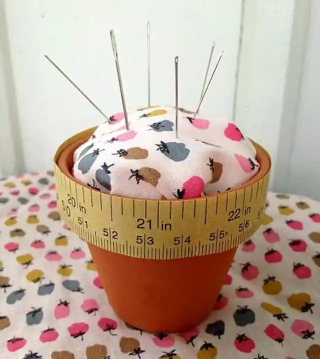 Flower Pot Pincushion