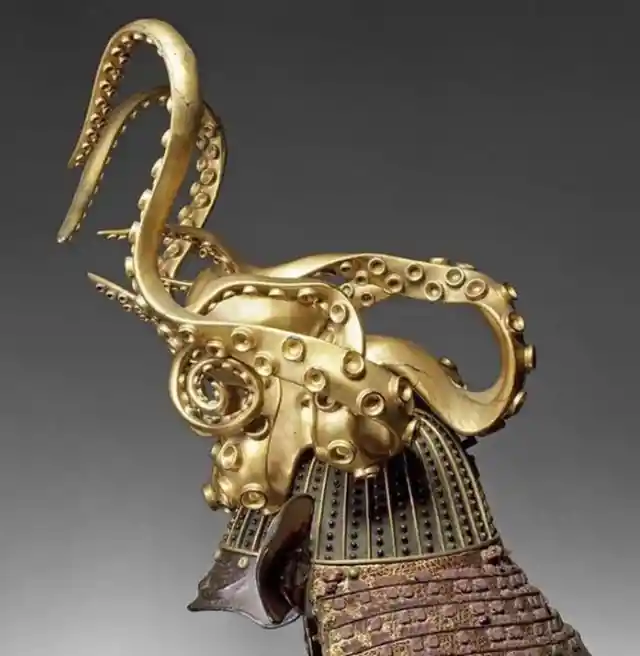 Golden Octopus Helmet