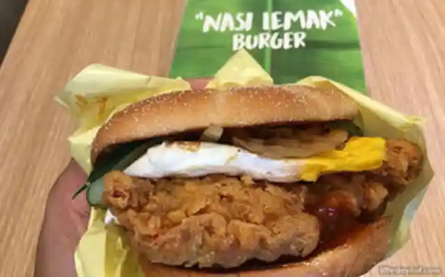 Nasi Lemak Burger