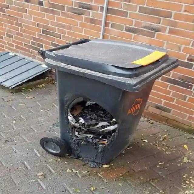 Someone took the “dumpster fire” concept too far