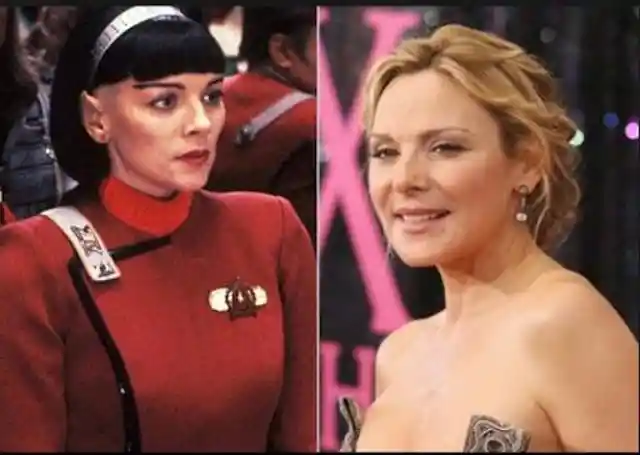 Kim Cattrall as Lieutenant Valeris