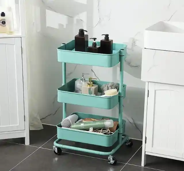 Rolling Cart for Bathroom Essentials