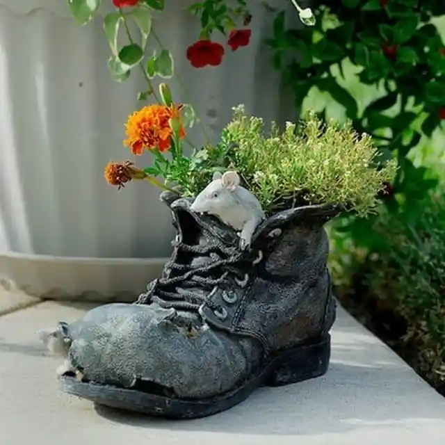 These Boots Were Made For … Mice and Flowers?