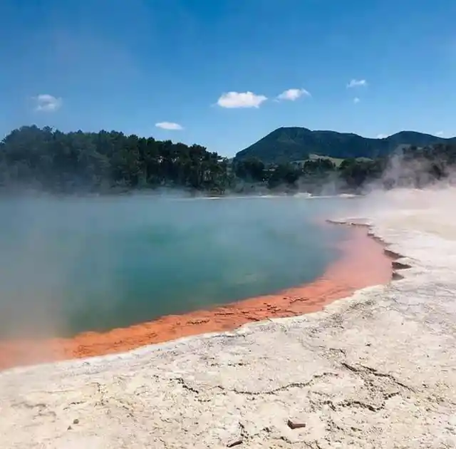 Champagne Pool in New Zealand