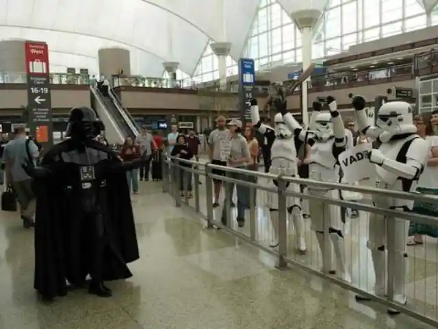 Darth Vader Arrives