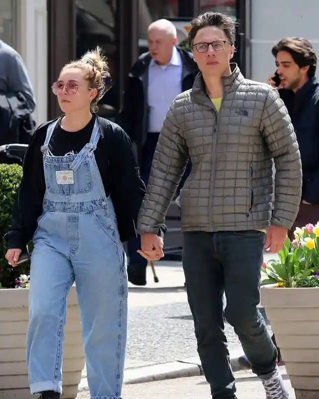 Zach Braff and Florence Pugh (21 Years)