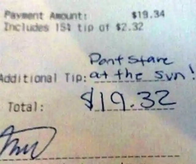 A Customer With A Sense Of Humor