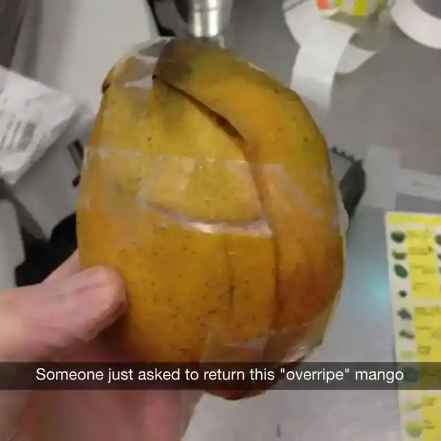 Falsely advertised mango