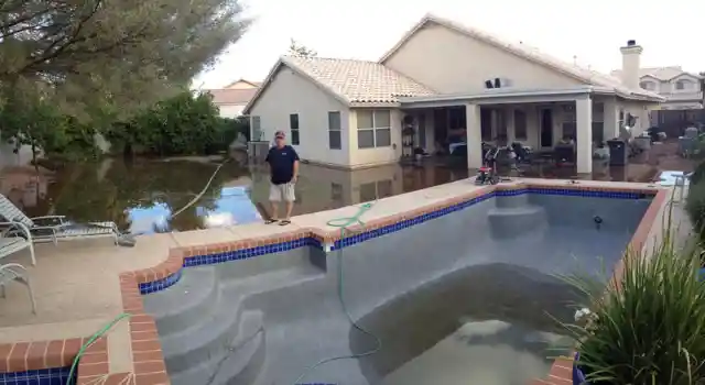 The Man And His Pool