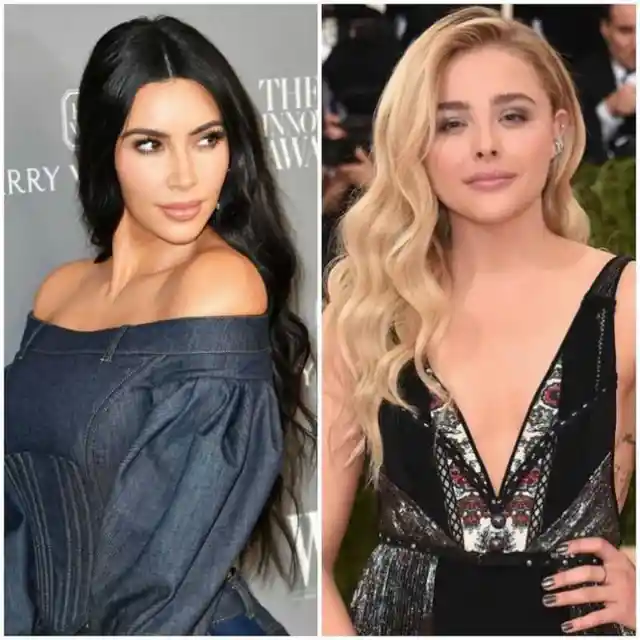 Kim Kardashian and Chloe Grace Moretz