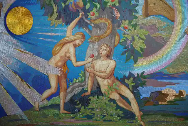 Adam and Eve Ate a Apple in the Garden