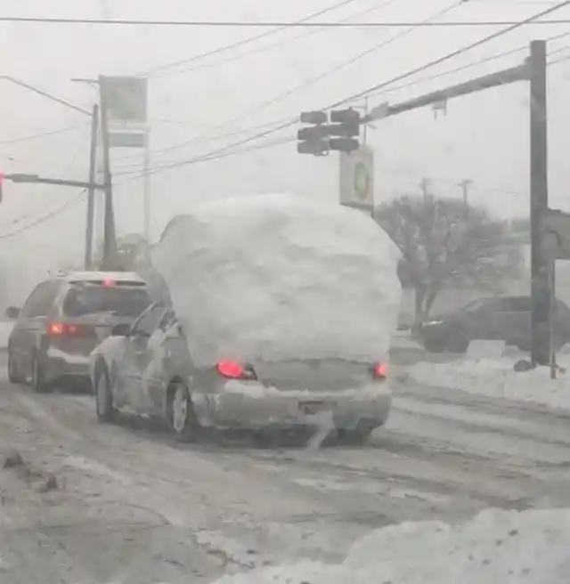 Leaving the Snow on Top