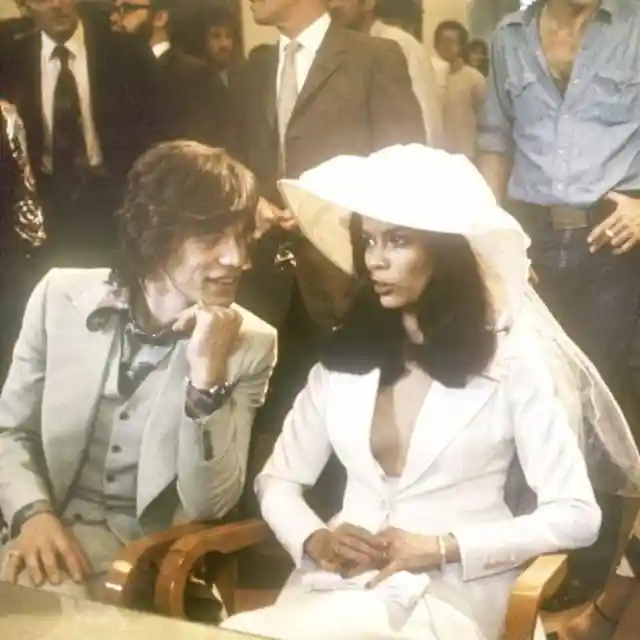 Mick Jagger and Bianca Perez-Mora Macias (1971)