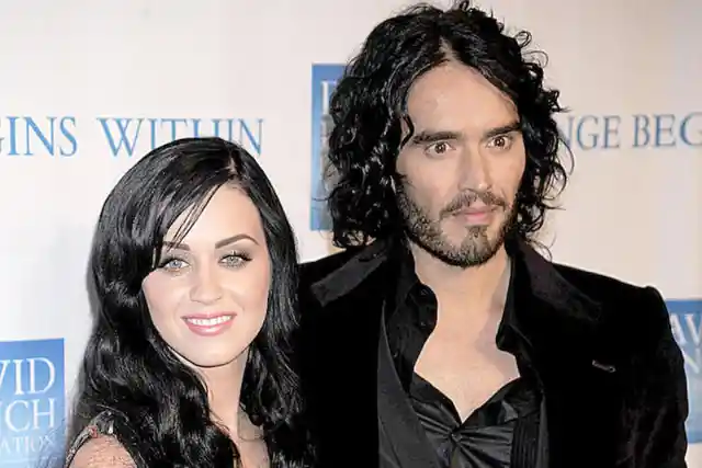 Katy Perry and Russell Brand