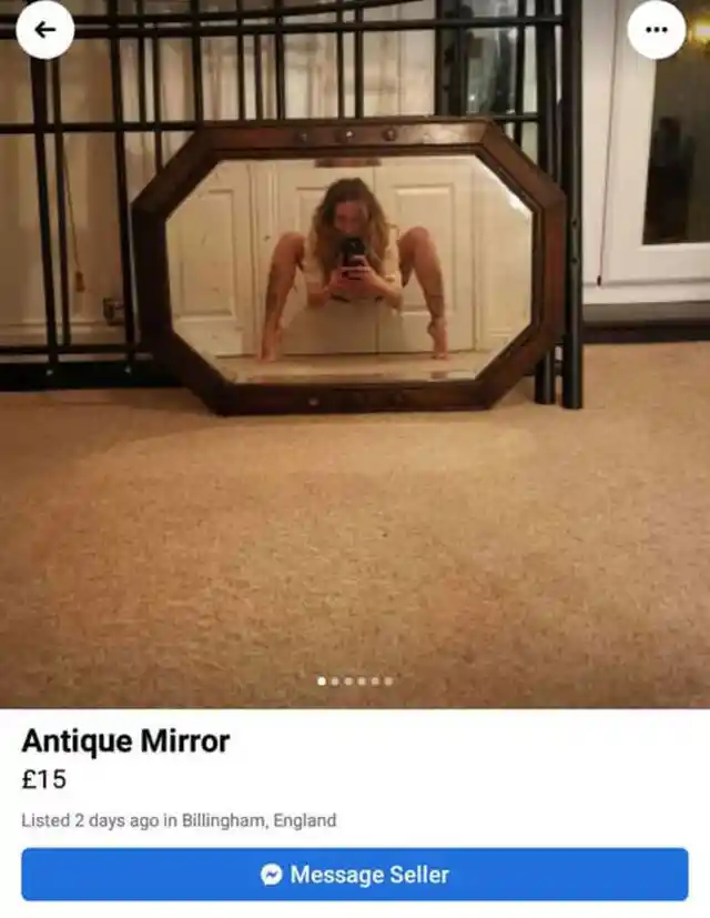 Mirror For Sale, Reflection Not Included