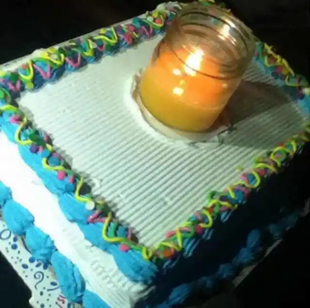 A Unique Birthday Candle