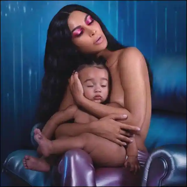 Kim Kardashian & Chicago West