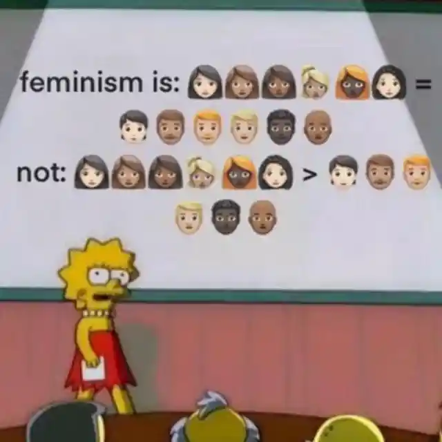 Feminism just means equality