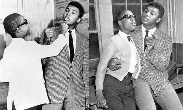 Stevie Wonder et Muhammad Ali