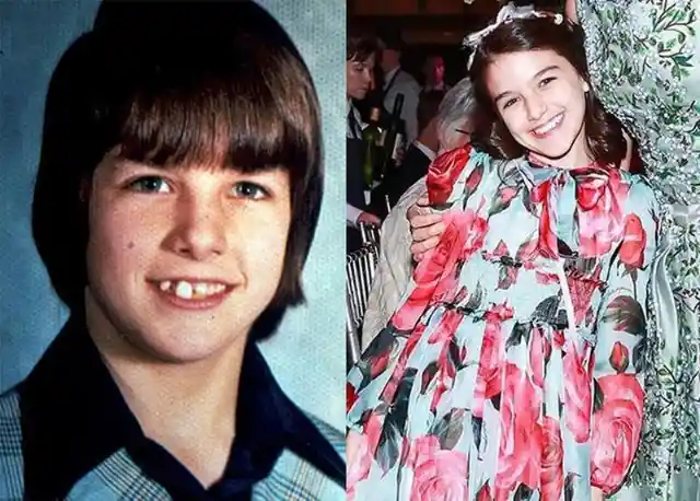 Tom Cruise And Suri Cruise At Age 12