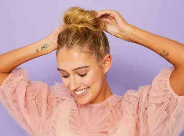 19. Messy Top Bun