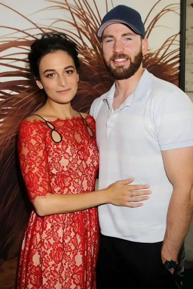 Chris Evans & Jenny Slate