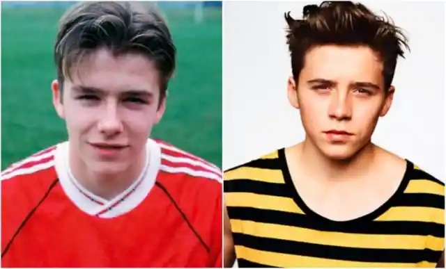 David Beckham & Brooklyn Beckham — Age 17