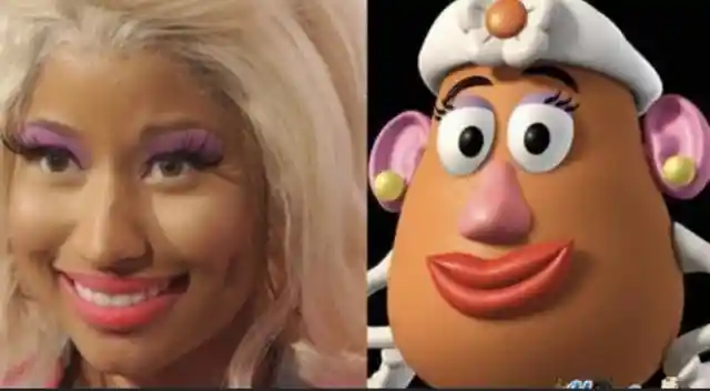 Nicki and Mrs. Potato Head