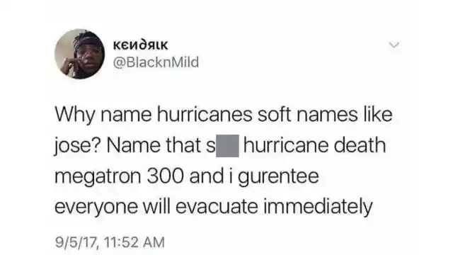 Naming Hurricanes