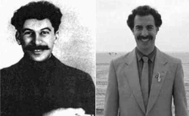 7. Sacha Baron Cohen And Joesph Stalin
