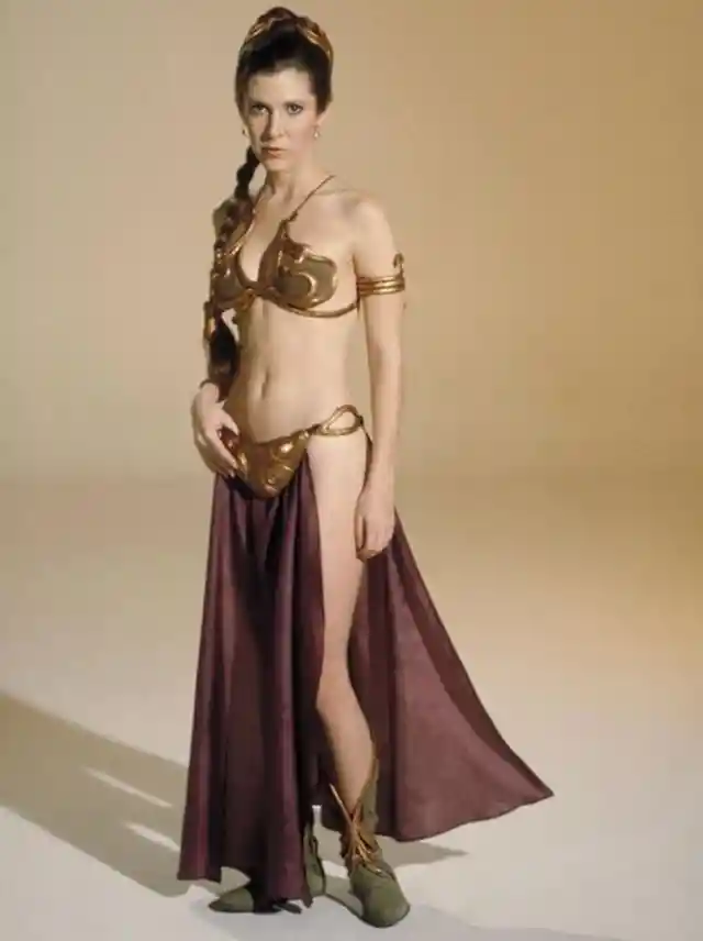 Carrie Fisher - Sexy Slave Outfit