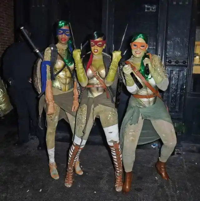 Rihanna as Raphael from Teenage Mutant Ninja Turtles